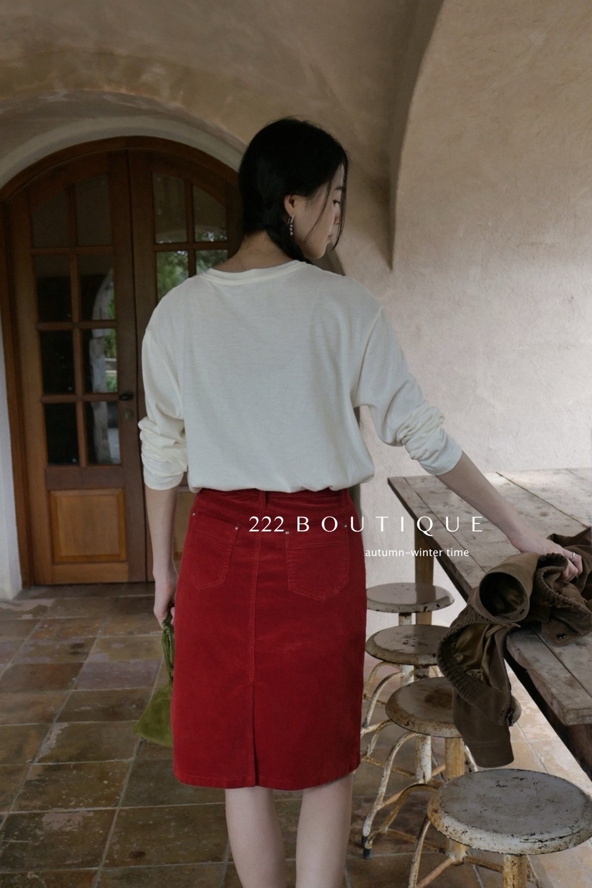 18a38 Cotton long-sleeve tee