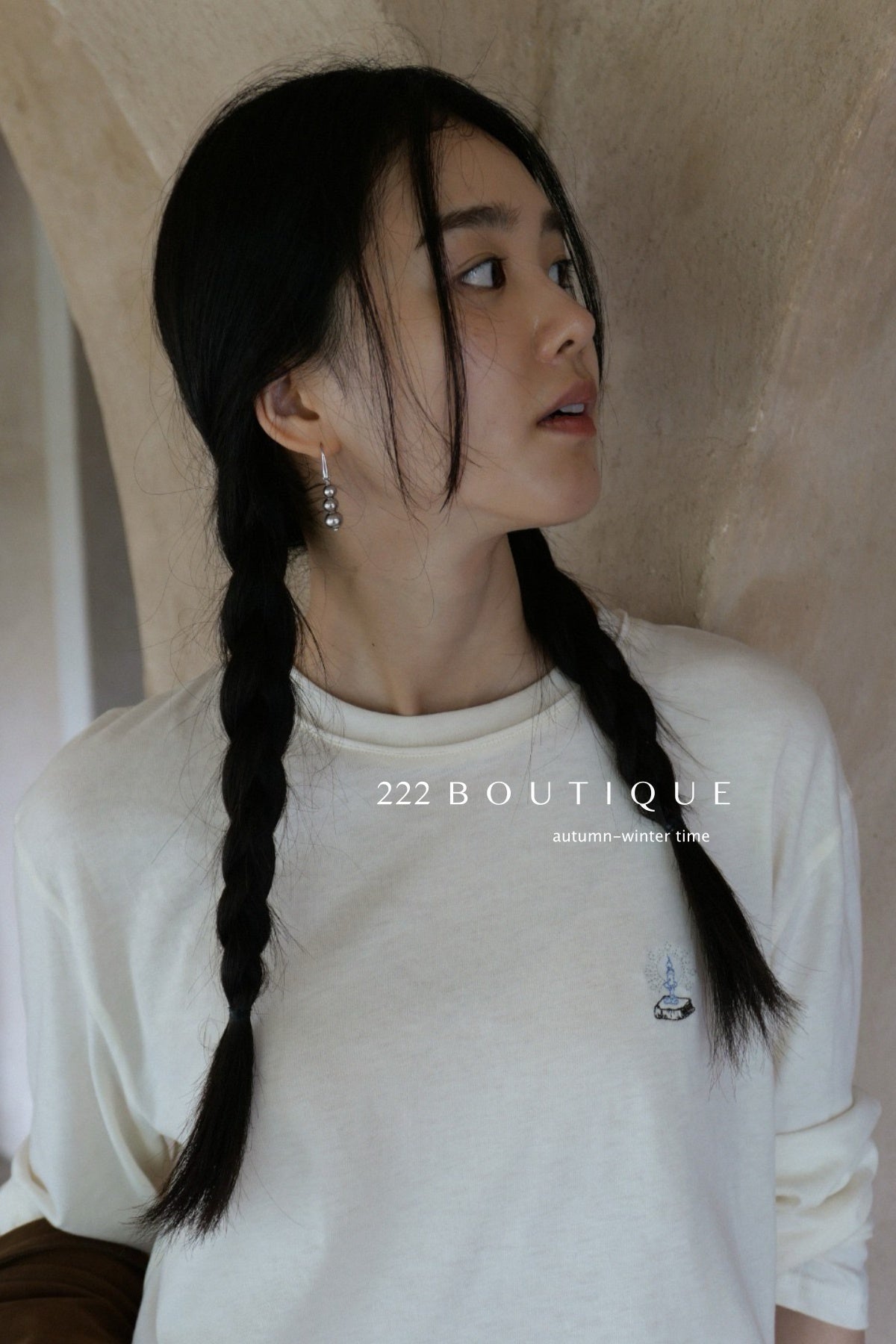 18a38 Cotton long-sleeve tee