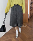 18q14 Basic high-waist wool culottes