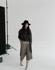 18q14 Basic high-waist wool culottes