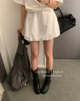 17v4 Basic balloon mini skirt