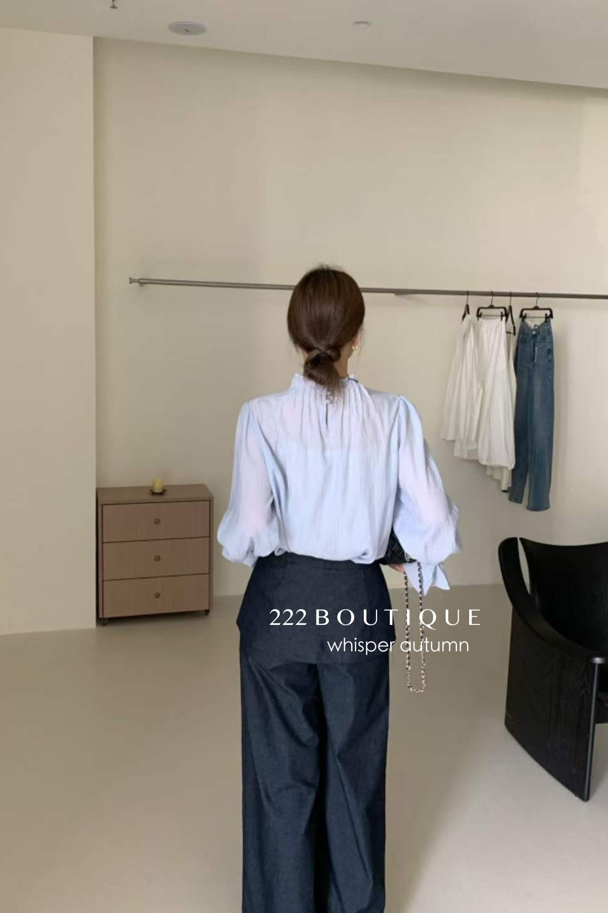 17q40 Layered denim pants with skirt overlay