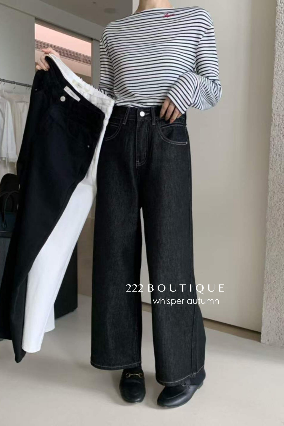 17Q37 Basic straight-leg jeans