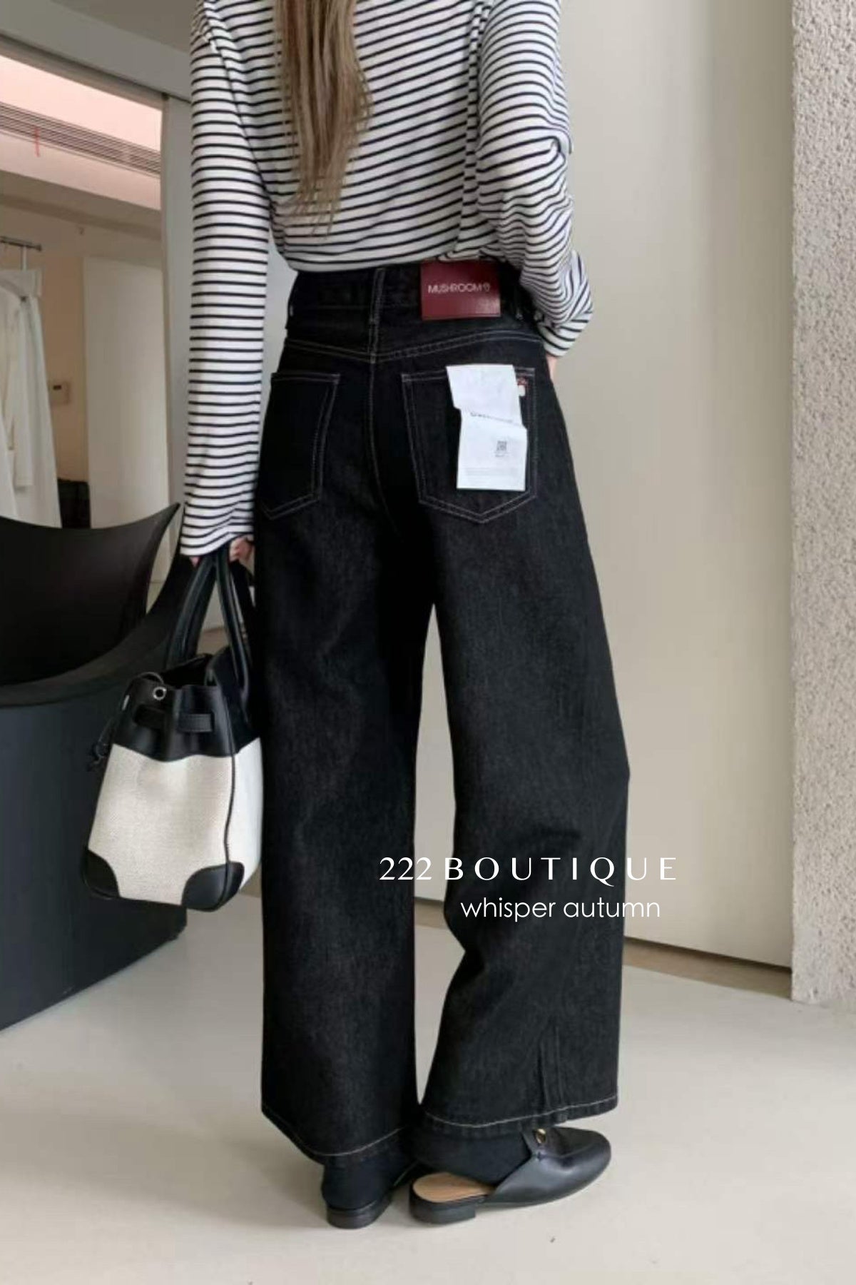 17Q37 Basic straight-leg jeans