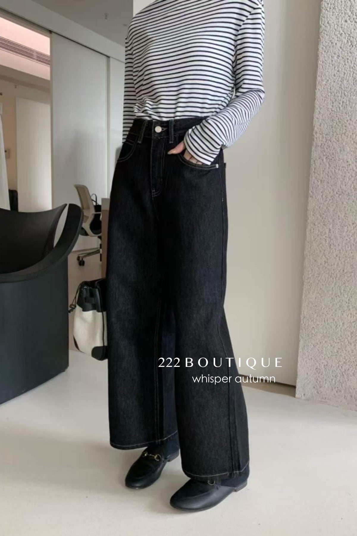 17Q37 Basic straight-leg jeans