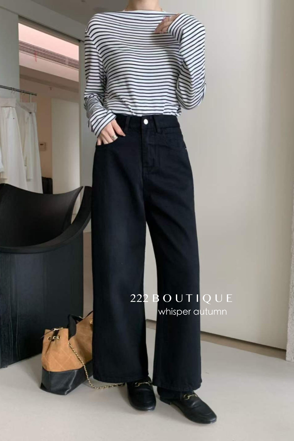 17Q37 Basic straight-leg jeans