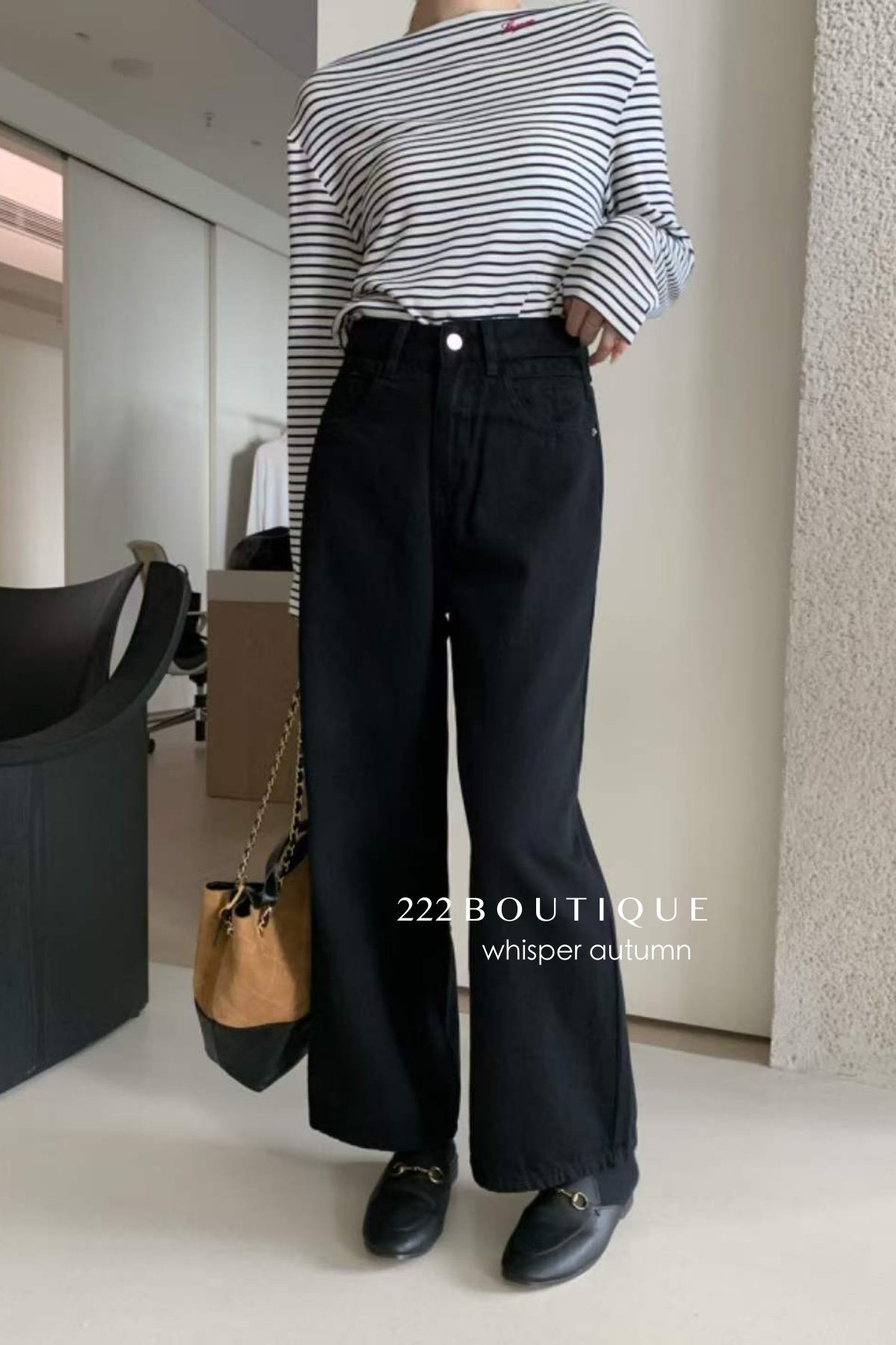 17Q37 Basic straight-leg jeans