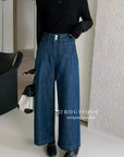 17q39 Basic straight-leg jeans