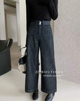 17q39 Basic straight-leg jeans