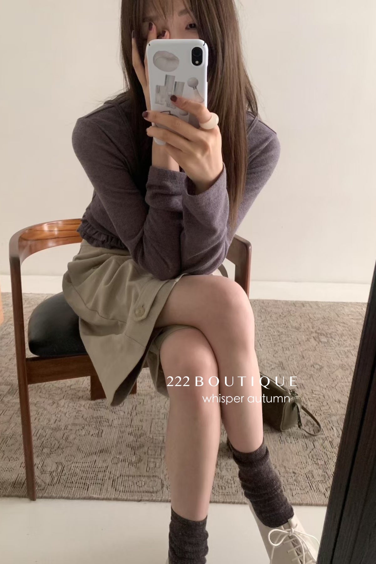 17a59 Layered cardigan set with cami