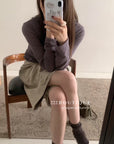 17a59 Layered cardigan set with cami