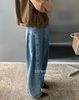 17q34 Basic baggy jeans