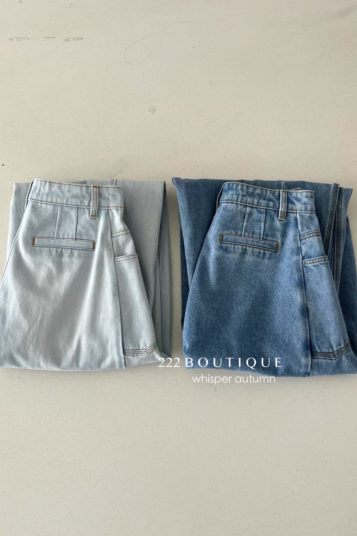 17q34 Basic baggy jeans