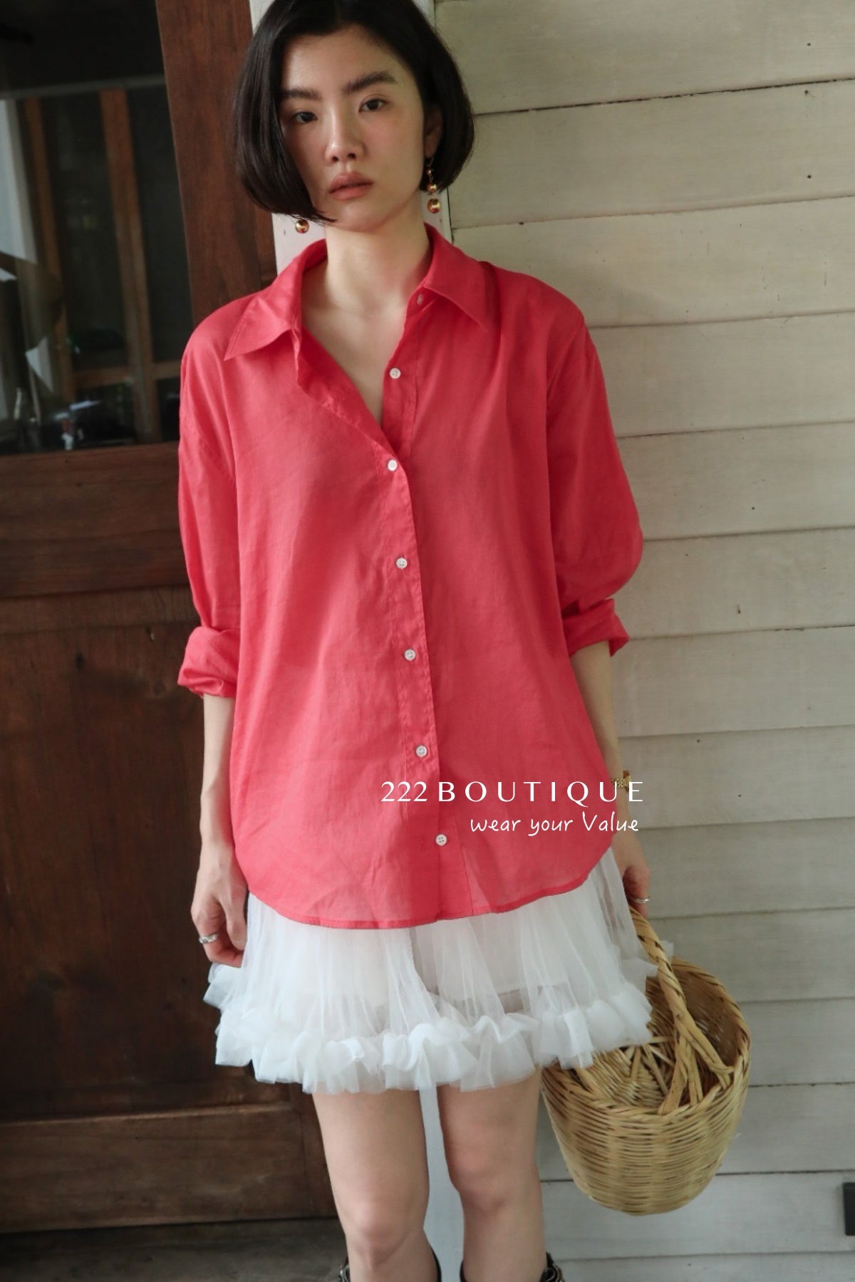13a20 Basic button-down shirt