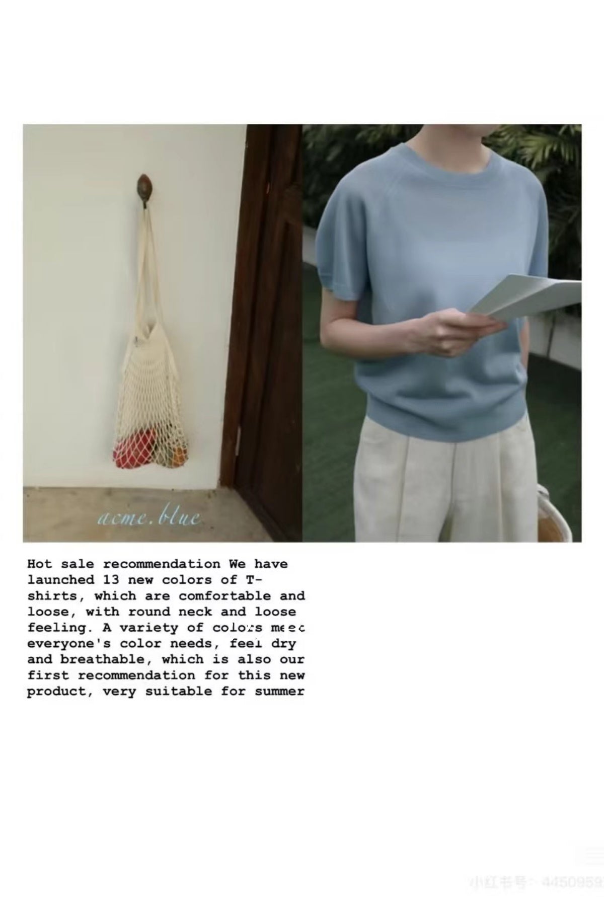 12q74 Short-sleeve knit top