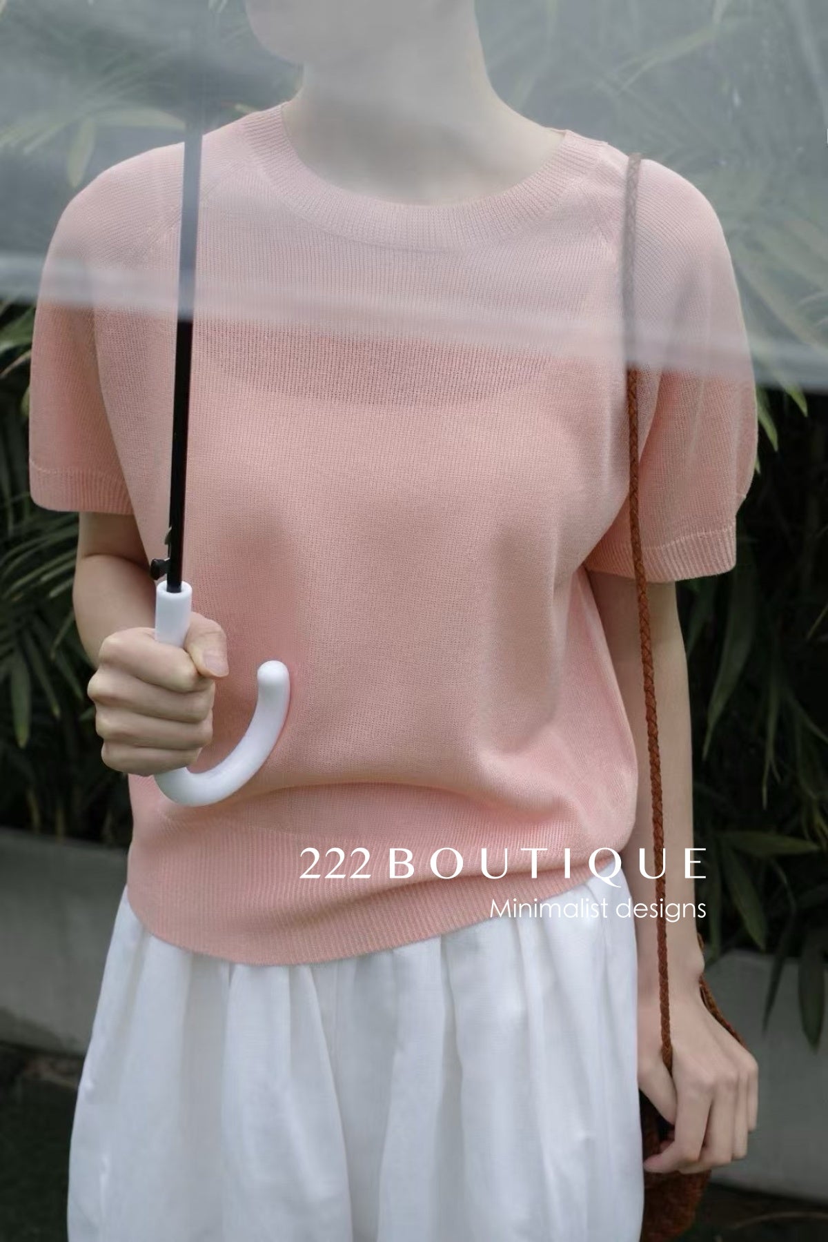 12q74 Short-sleeve knit top