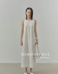12v149 Sleeveless Flowy Dress – Refined Simplicity