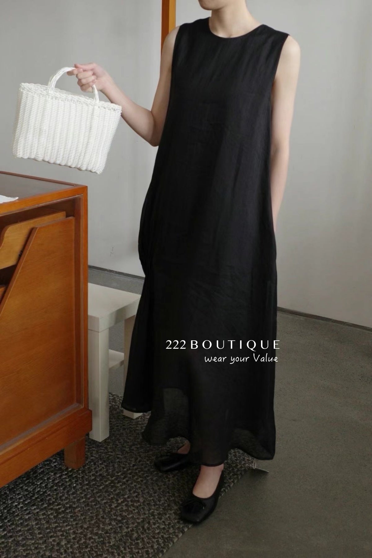 13V35 Relaxed fit dress