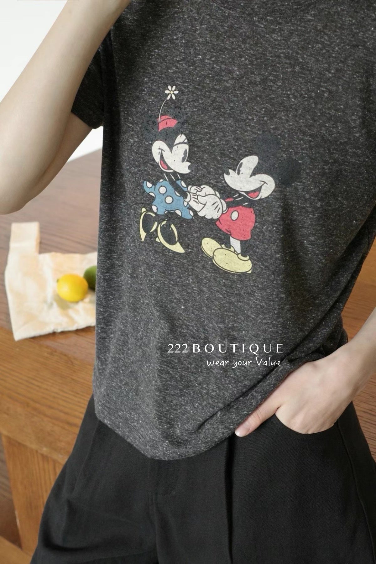13a64 Graphic tee featuring Mickey Mouse