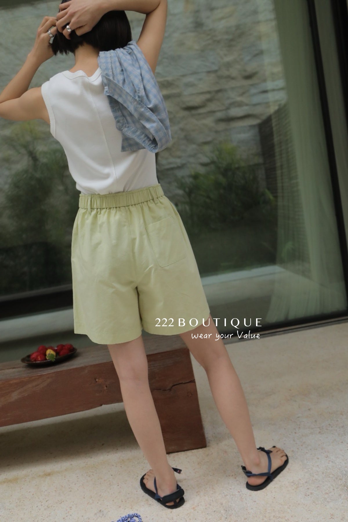 13q27 Basic Bermuda shorts