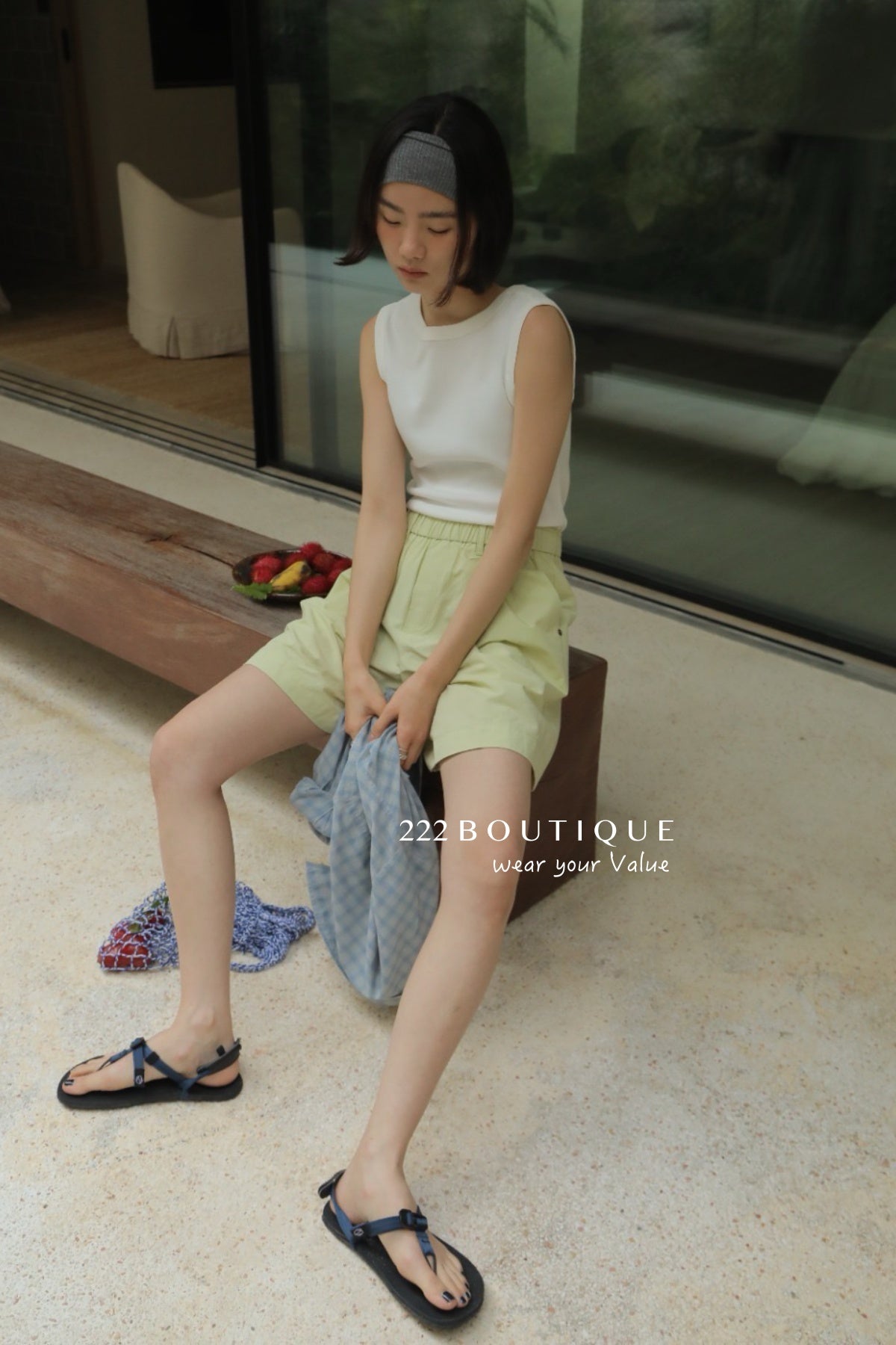 13q27 Basic Bermuda shorts