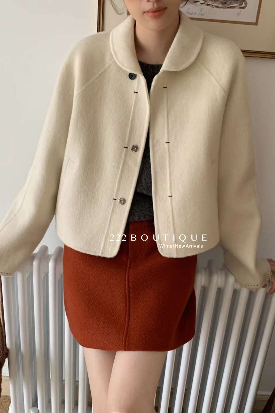 CASHMERE COAT -97A125