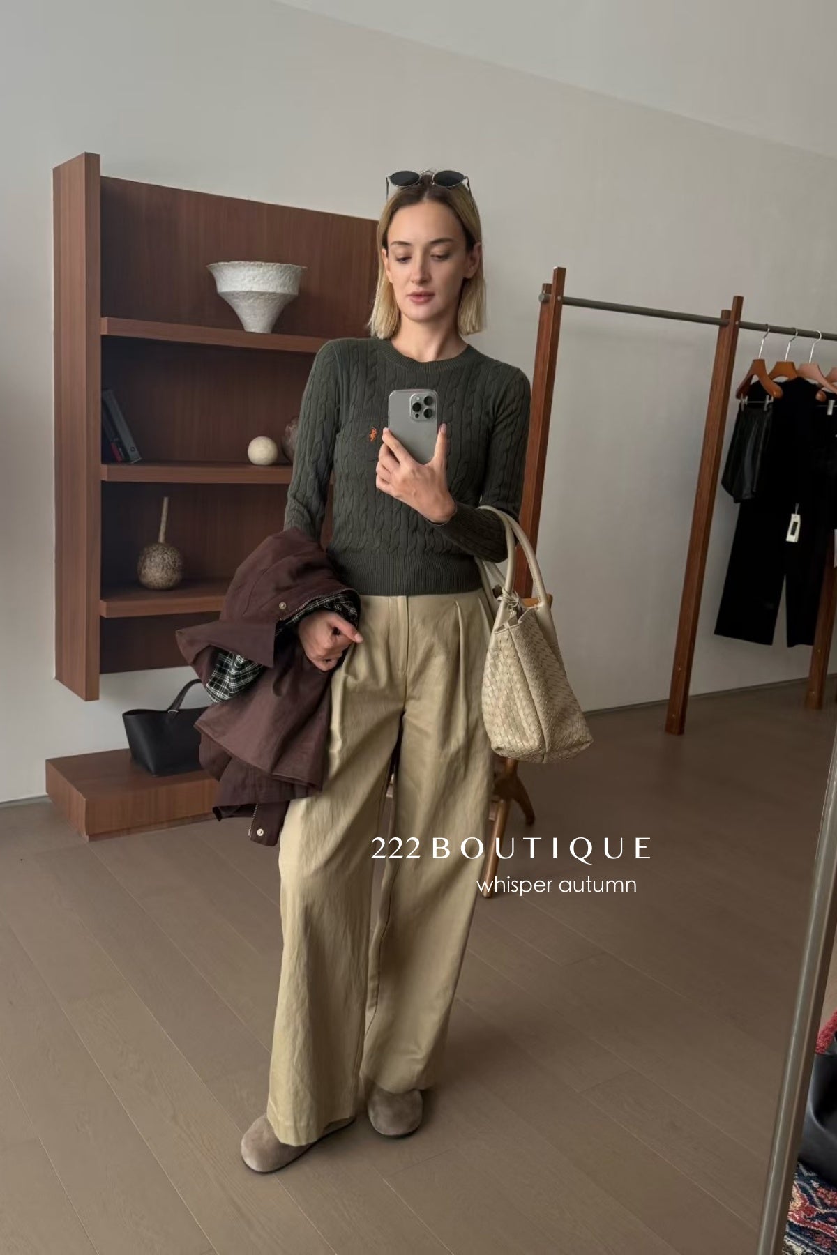 16a116 Cashmere polo sweater
