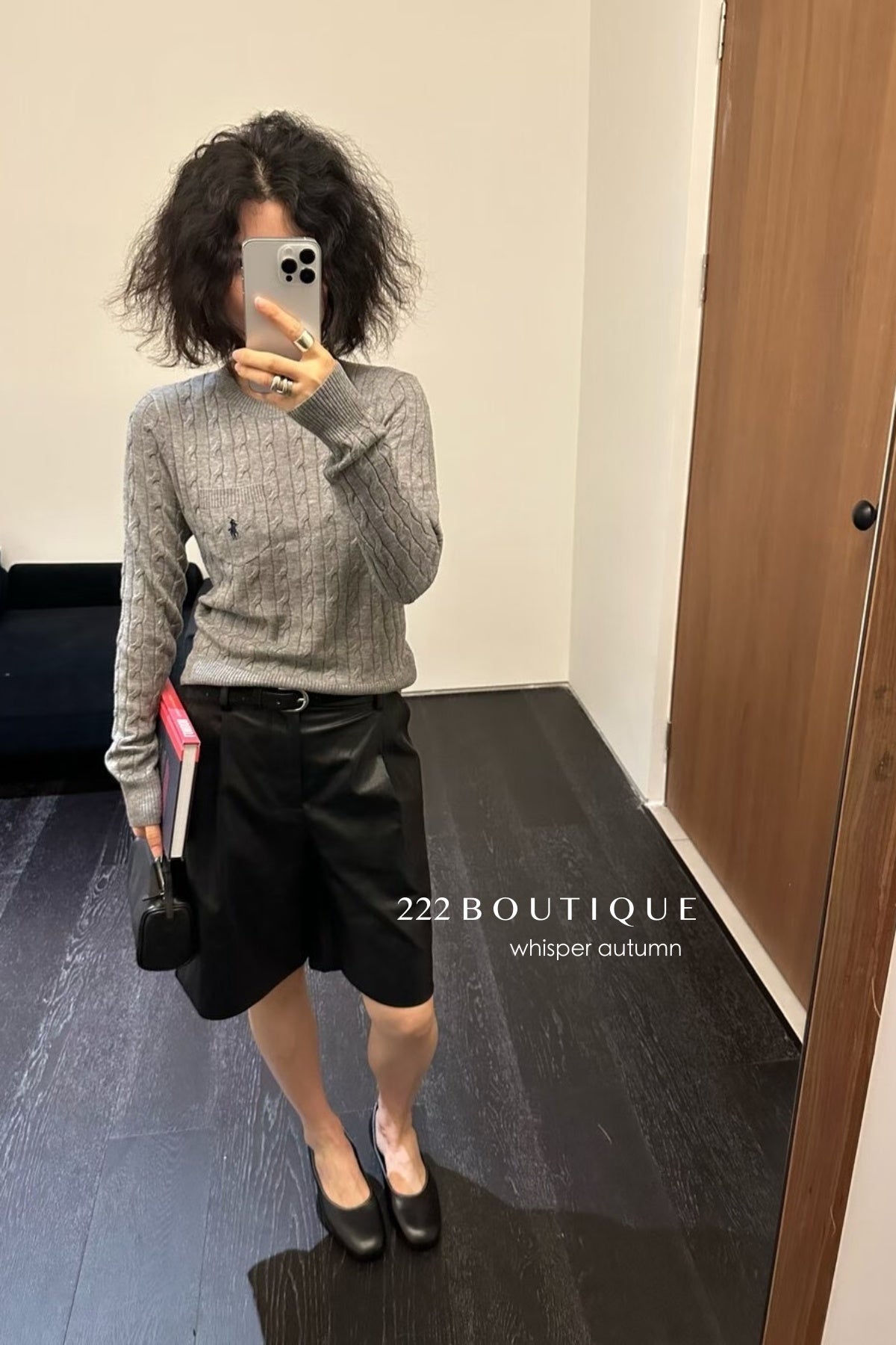 16a116 Cashmere polo sweater