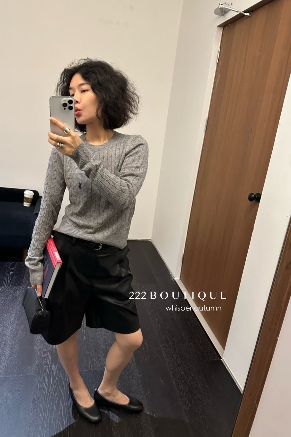 16a116 Cashmere polo sweater