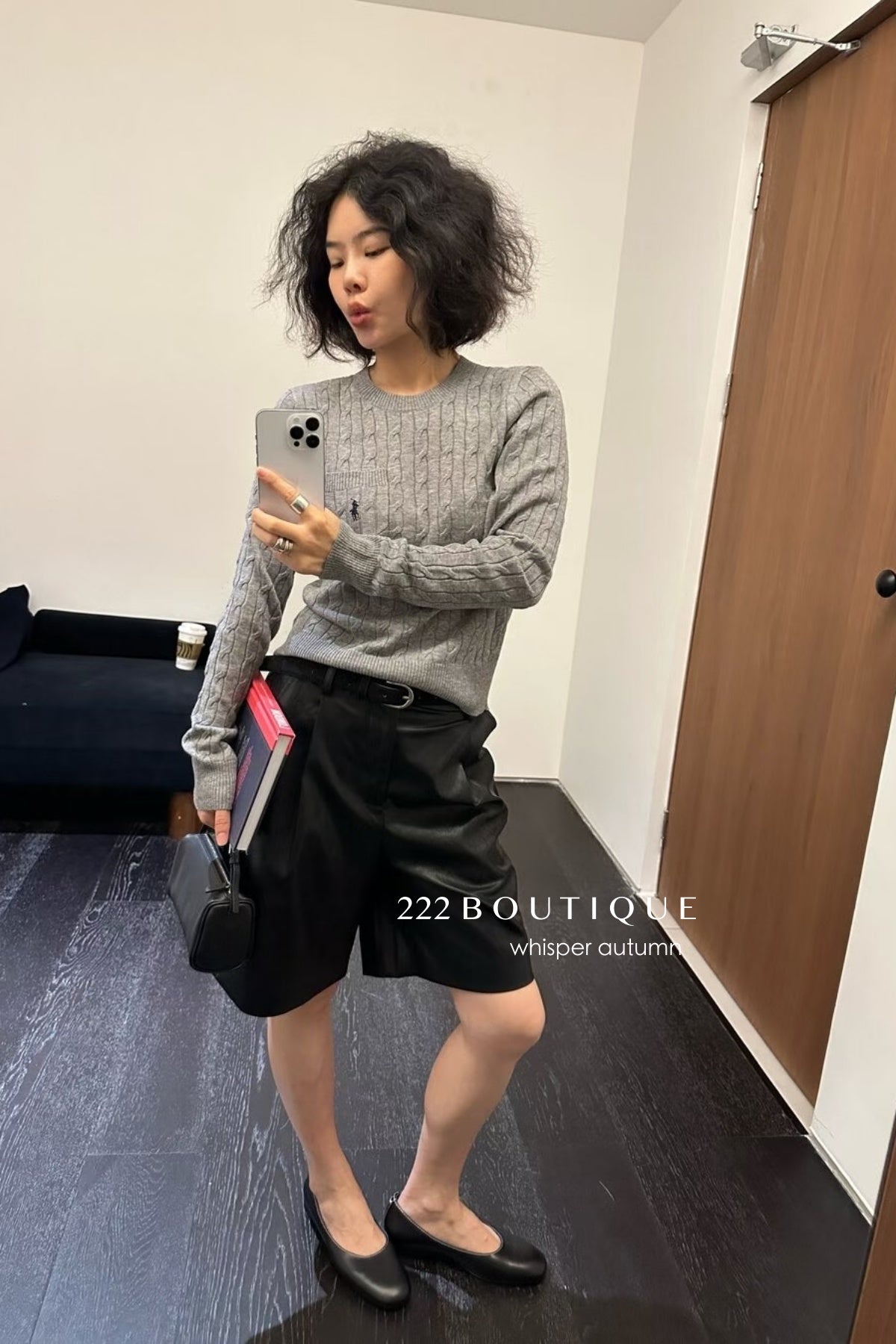 16a116 Cashmere polo sweater