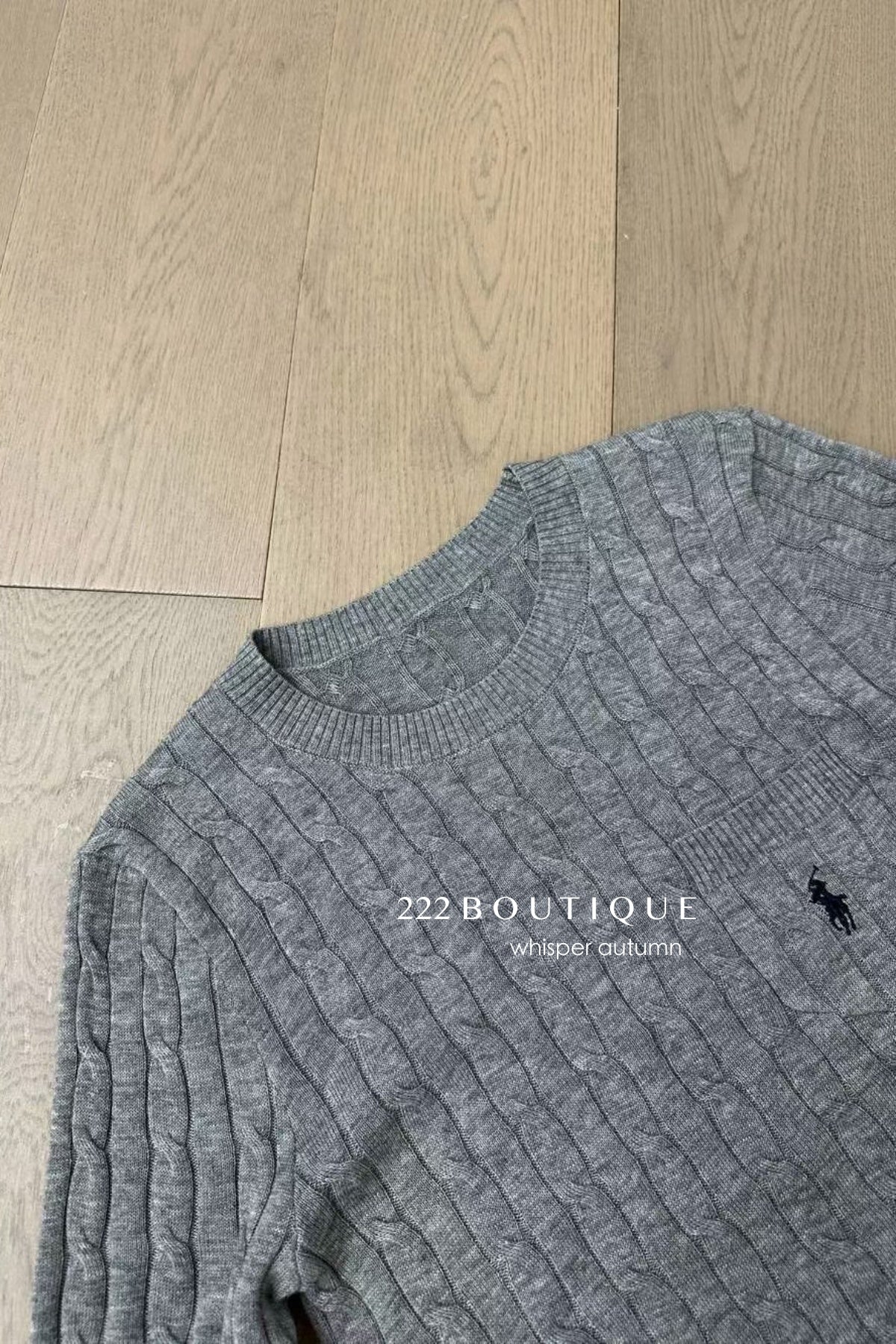 16a116 Cashmere polo sweater