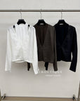 16a113 Korean layered shirt