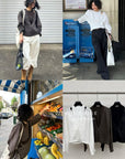 16a113 Korean layered shirt