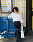 16a113 Korean layered shirt
