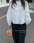 17a2 Basic short-sleeve silk-blend shirt