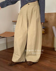 17q4 Straight-leg trousers with back elastic