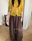 17q4 Straight-leg trousers with back elastic