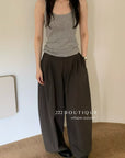 17q4 Straight-leg trousers with back elastic