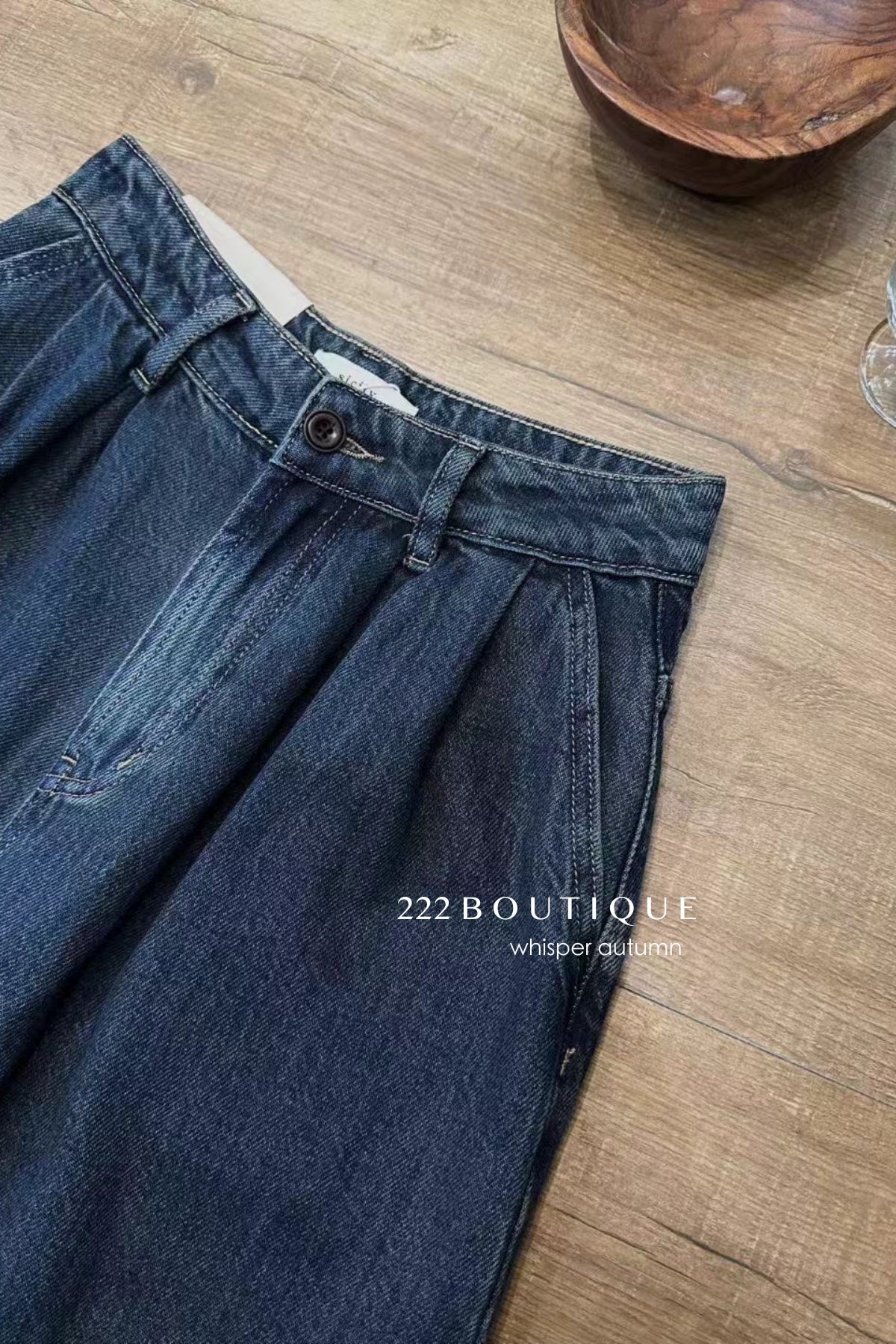17q5 Basic straight-leg jeans