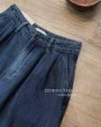 17q5 Basic straight-leg jeans
