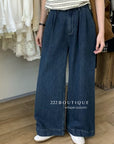 17q5 Basic straight-leg jeans