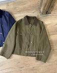 17a6 Fleece jacket with velvet collar