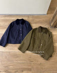 17a6 Fleece jacket with velvet collar