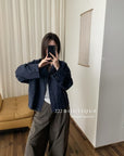 17a6 Fleece jacket with velvet collar