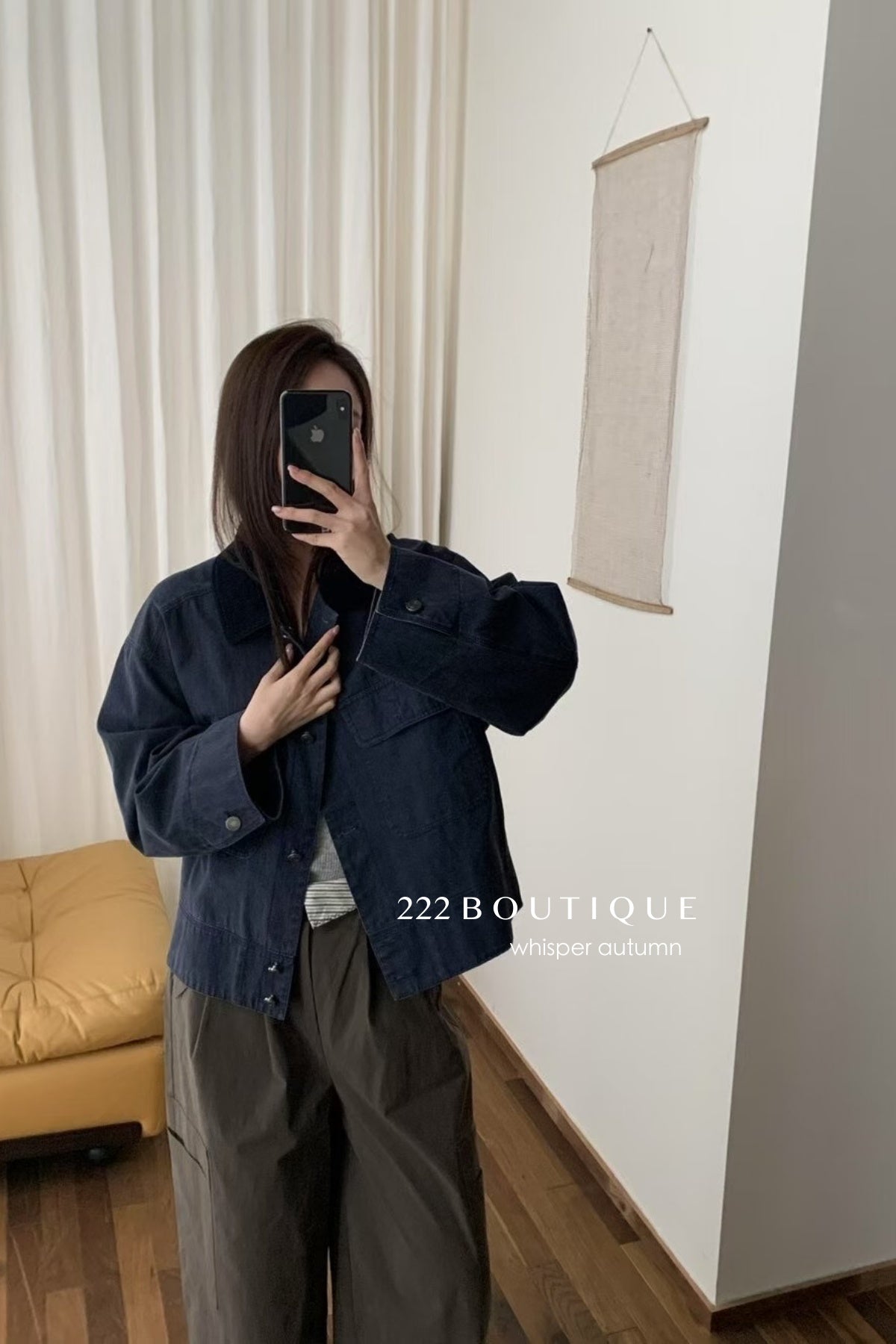 17a6 Fleece jacket with velvet collar