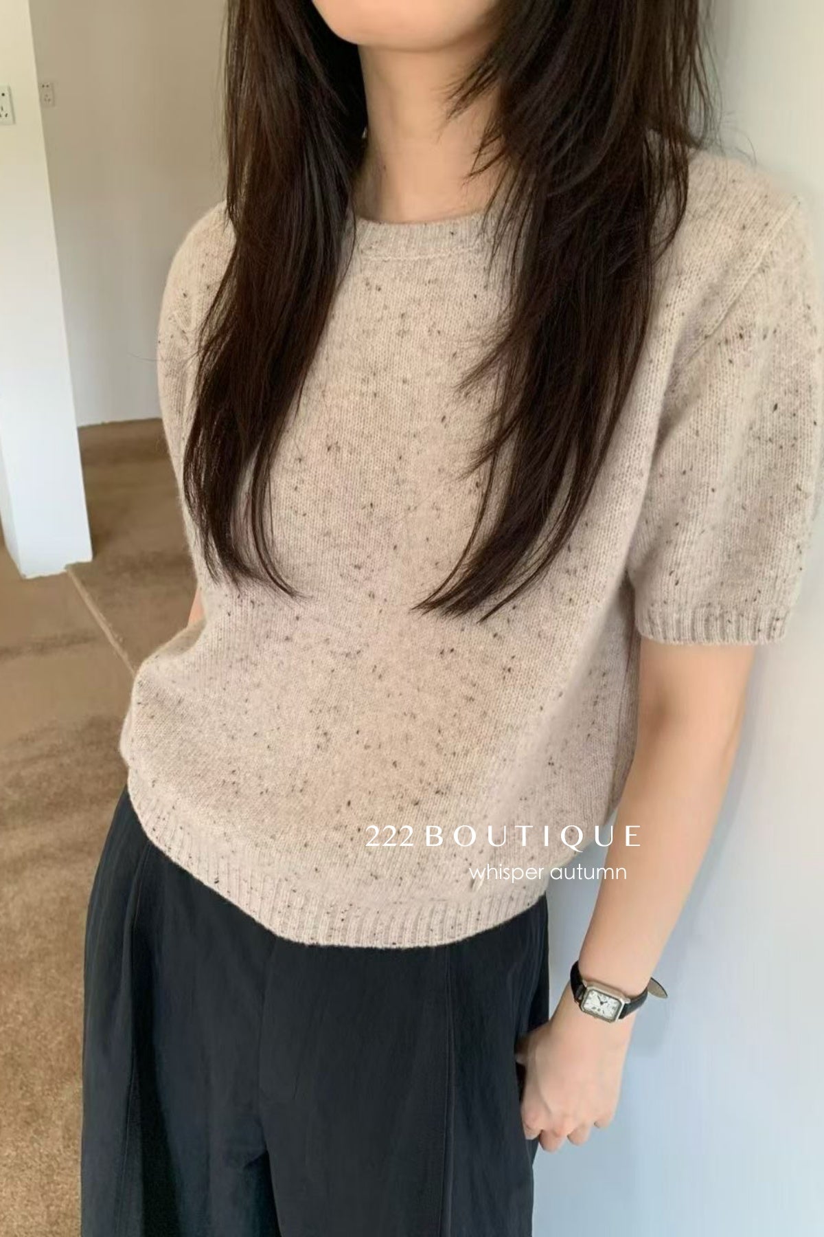 17a8 Basic cashmere-blend Mongtoghi top