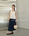 27a61  SHEER RUFFLE TOP