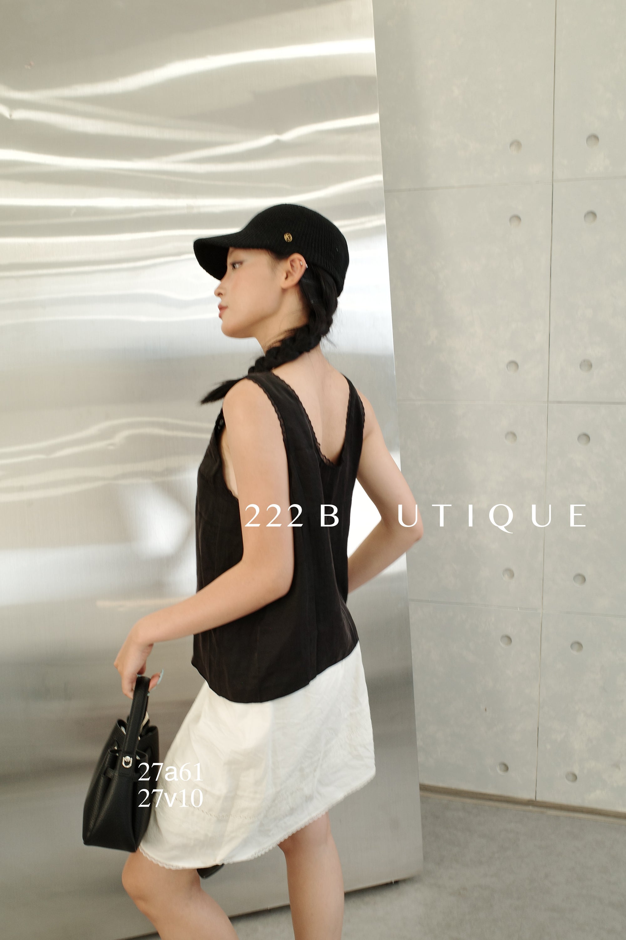 27a61  SHEER RUFFLE TOP