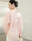 27A79- SHEER LINNEN SHIRT