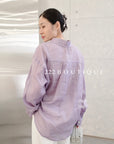 27A79- SHEER LINNEN SHIRT